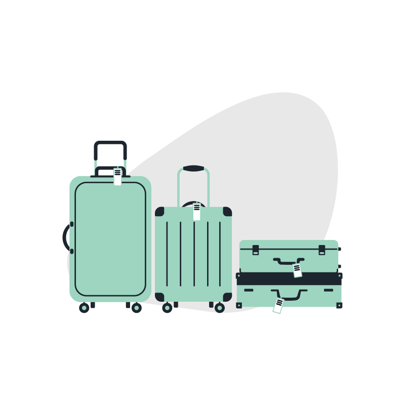 a set of luggage