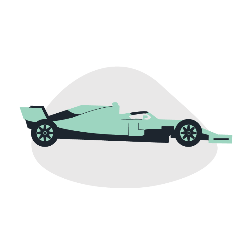 Formula 1 race car